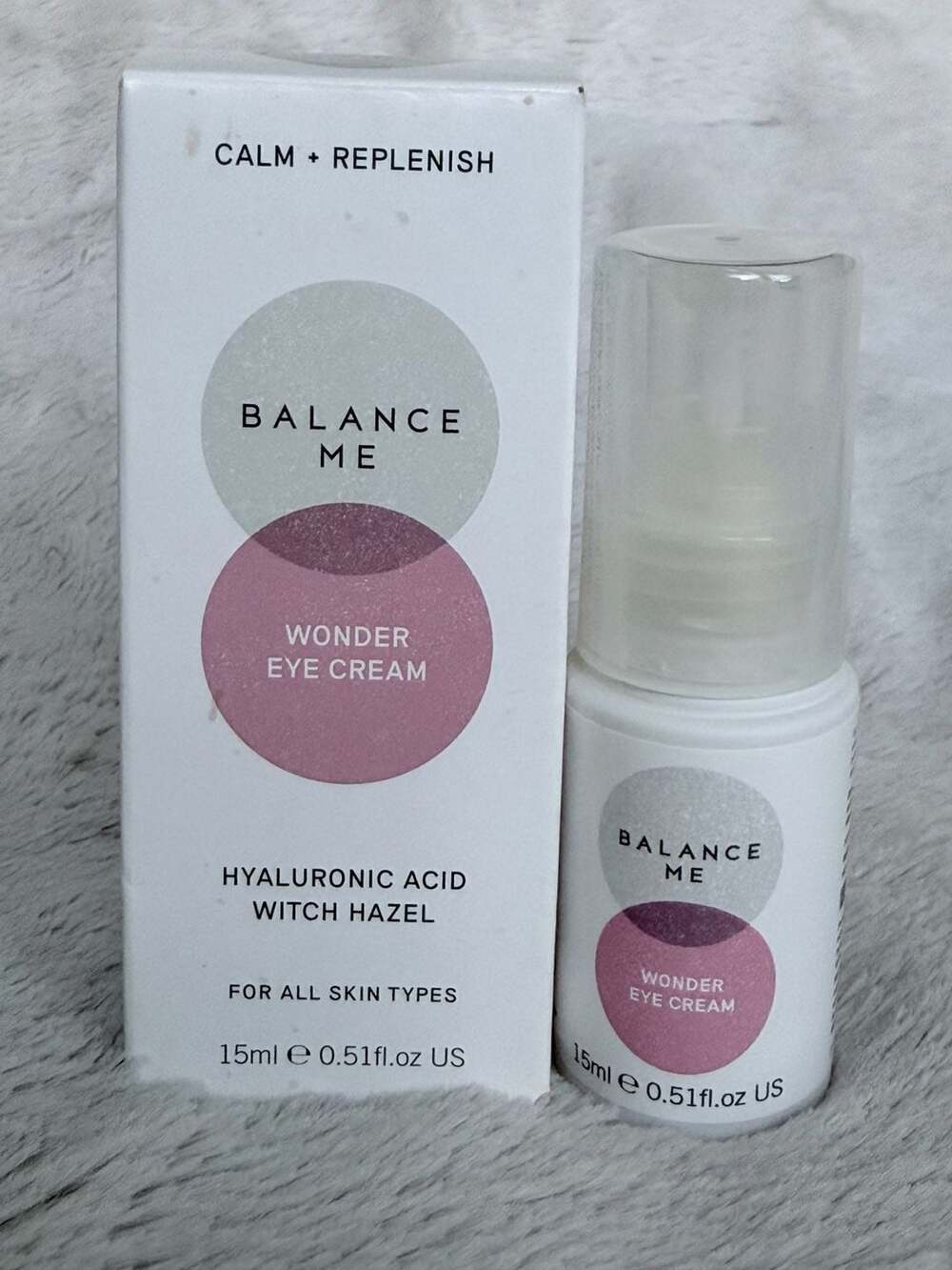 Balance Me Wonder Eye Cream with Hyaluronic Acid and Witch Hazel 15ml